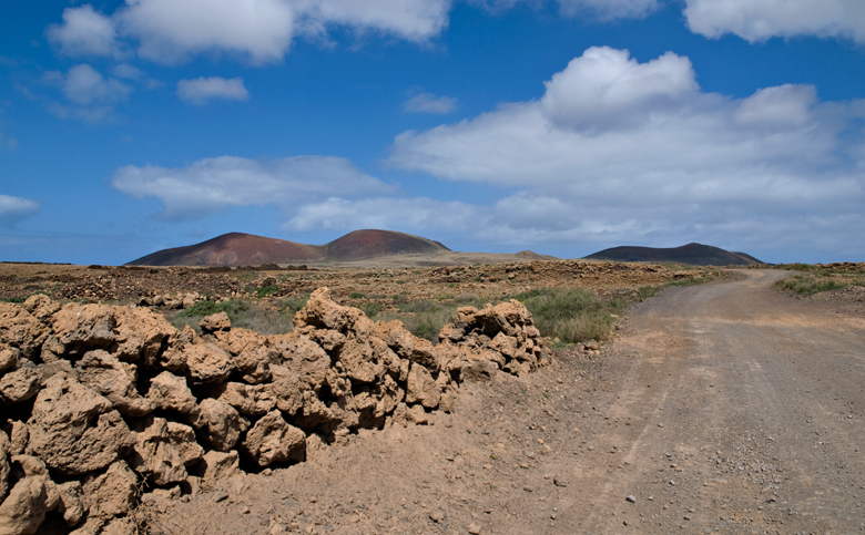 Vulkankette bei Corralejo